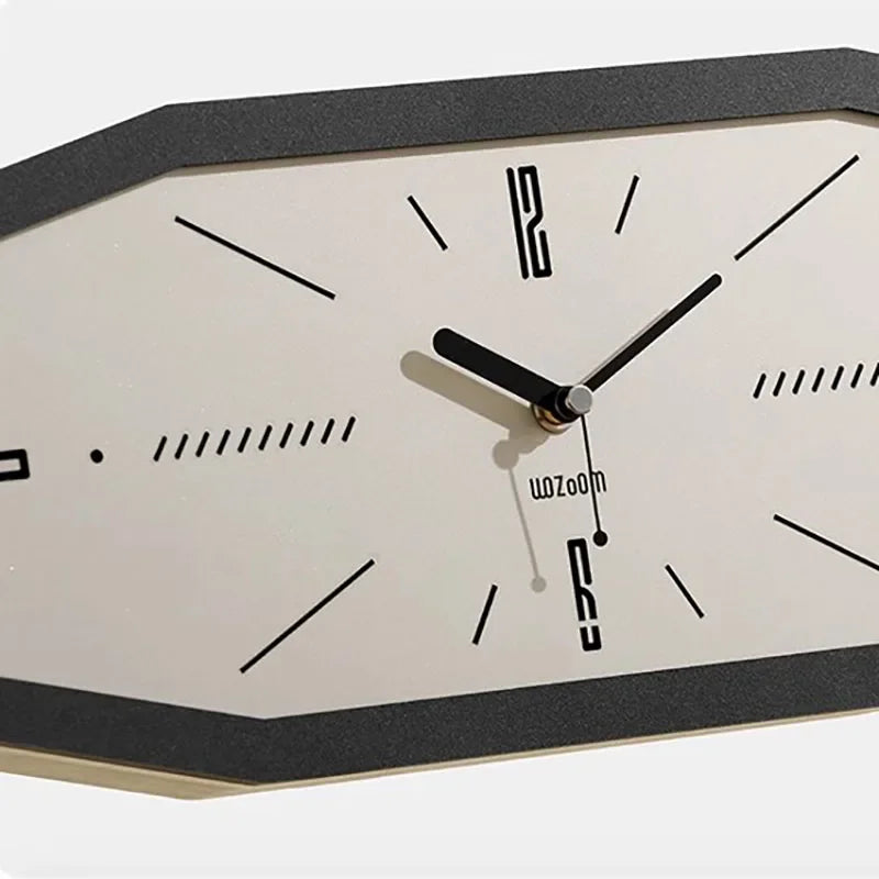 Close-up of the Lurvee Arco Wall Clock face